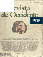 Revista de Occidente No. 201 - La Hora de Los Monstruos - Imágenes de Lo Prohibido en El Arte Actual