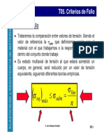 Criterios de Fallo