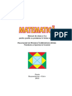 Manualul Copii Matematica Clasa V | PDF