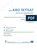 Mikroiktisat Teori Ve Uygulamalar Mirac Yazici PDF