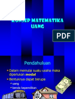 Ekonomi Rekayasa. Pert. 2 Konsep Matematika Uang