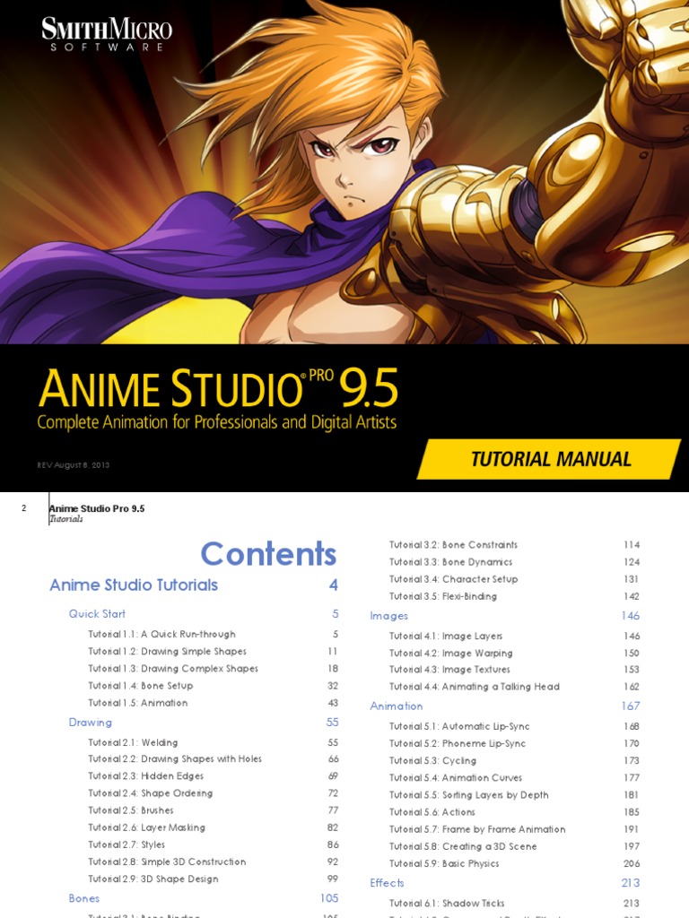 Anime Studio Tutorials