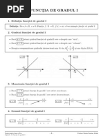 Functia de Gradul 1