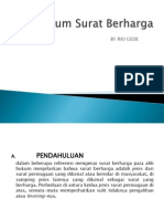 Hukum Surat Berharga