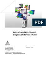 Maxwell Actuator Simulation