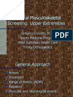 Musculoskeletal Upper