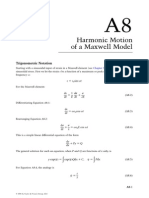 Harmonic Motion of A Maxwell Model: Trigonometric Notation