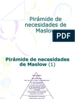 Piramide de Necesidades de Maslow