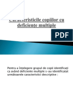 Caracteristicile Copiilor Cu Deficiente Multiple