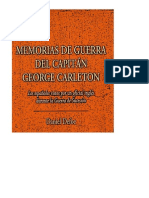 Memorias de Guerra Del Capitan George Carleton