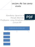 Clasificacion de Los Seres Vivos