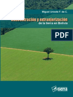 Urioste, Miguel-Concentración y Extranjerización de La Tierra en Bolivia PDF