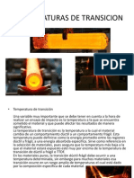 Temperaturas de Transicion
