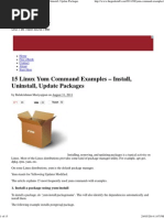 Yum Command Examples - Install, Uninstall, Update Packages