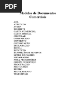 Modelos de Documentos Comerciais