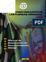 Manual de Elaboración de Documentación Militar 2012 Sin Clave