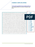 Word Search Sopa de Letras