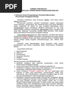 Contoh Penilaian Portofolio Bio Sma