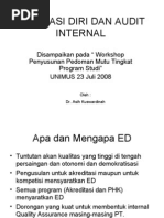 Download Materi 6 Evaluasi Diri Dan Audit Internal Asih by latihanku SN22748255 doc pdf