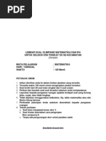 Download Sample Soal Olimpiade Seleksi Tingkat Kecamatan1 by Reza Kurniawan SN227486919 doc pdf