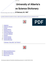Cognitive Science Dictionary