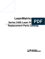 Lasermatrix 2400 Parts Manual