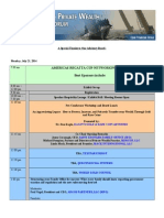 FOPW 2014 Agenda