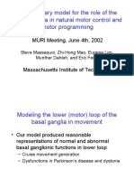 A Preliminary Model for the Role of the Basal Ganglia