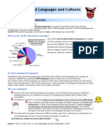 Module 1: World Languages and Cultures: Section 1 - Facts About Languages