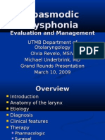 Dysphonia Slides 090310