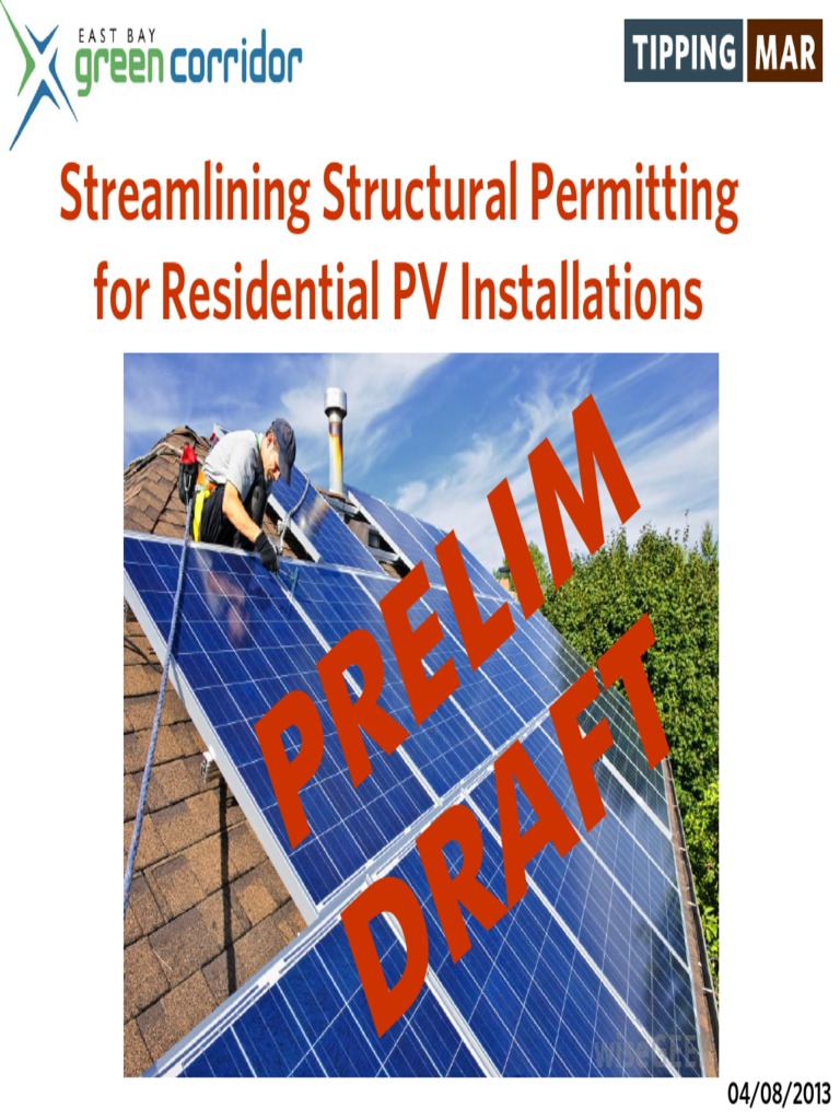 Solar Permitting Initiative - Structural 2013-04-08 | PDF | Framing ...