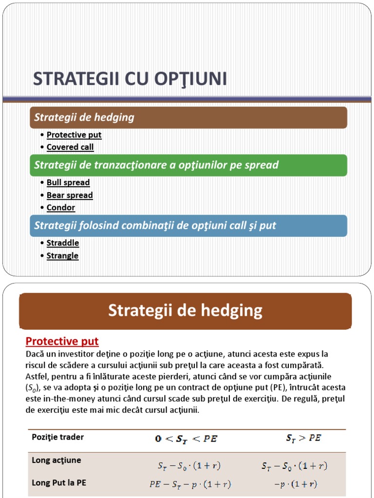 Cap. 5 Strategii Optiuni