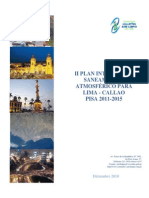 II Plan Integral de Saneamiento Atmosferico Para Lima y Callao PISA 2011 2015