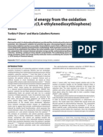 Conformational Energy From The Oxidation Kinetics of Poly (3,4-Ethylenedioxythiophene) Films