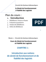 Cours N° 01 - Sûreté de Fonctionnement et Fiabilité de Logiciel - M1 SSI.pdf