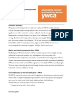 A YWCA Media Coverage Backgrounder: Edited Spring 2014