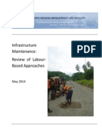 Infrastructure Maintenance: Review of Labour-Based Approaches