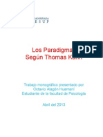 Monografia Los Paradigmas Segun Thomas Kuhn
