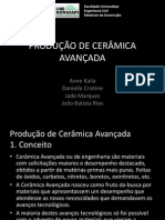 Materiais de Construção - Produção de Cerâmica Avançada