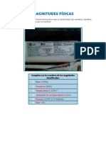 Magnitudes Fisicas