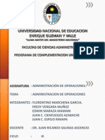 Exposición Adm. Operaciones