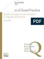 22695 Principles of Good Practice