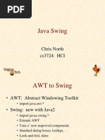 Java Swing: Chris North cs3724: HCI