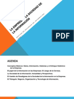 La Empresa y La Sociedad de La Información