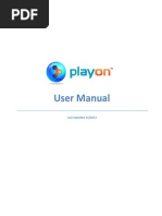 Play On User Guide