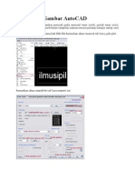 Cara Print Gambar AutoCAD