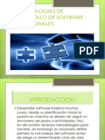 Metodologias de Desarrollo de Software Tradicionales