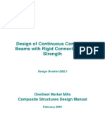 Manual of Design of Continuous Composite Beams