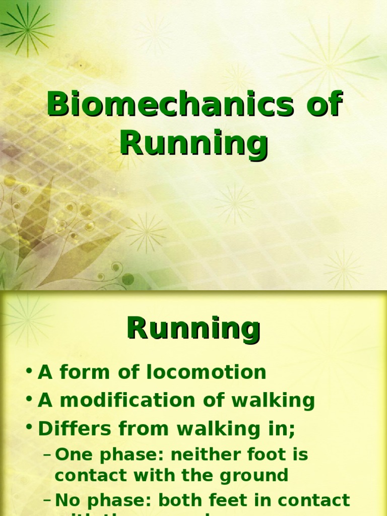 Flight Phase in Running Mechanics | PDF | Running | Anatomical Terms Of ...