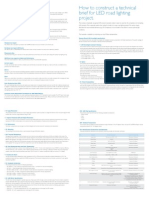 LED Road Lighting - Technical Brief